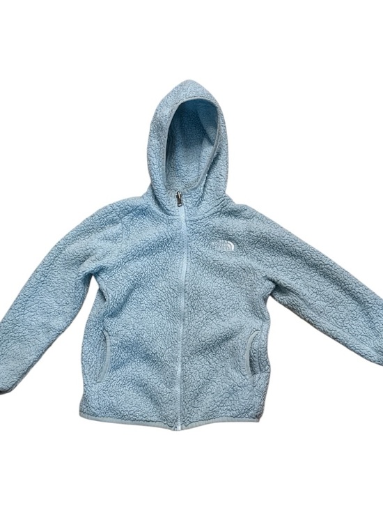 The North Face Other - The North Face Kids Light Blue Sherpa Hoodie Jacket
